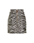 Balmain Balmain Lurex Zebra Skirt