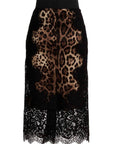 Dolce & Gabbana Dolce & Gabbana Animalier Skirt