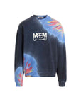 Msgm Msgm Logo Print Tie Dye Sweatshirt By Burro Studio