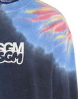 Msgm Msgm Logo Print Tie Dye Sweatshirt By Burro Studio