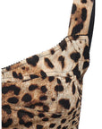 Dolce & Gabbana Dolce & Gabbana Leopardo Bustier Top