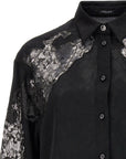 Versace Versace Satin Lace Shirt