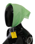 Versace Elegant Apple Green Linen Scarf