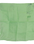 Versace Elegant Apple Green Linen Scarf