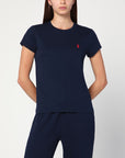 Polo Ralph Lauren Polo Ralph Lauren Navy blue cotton T-shirt with logo