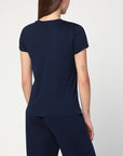 Polo Ralph Lauren Polo Ralph Lauren Navy blue cotton T-shirt with logo