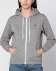 Polo Ralph Lauren Polo Ralph Lauren Grey zip-up sweatshirt in cotton blend