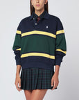 Polo Ralph Lauren Polo Ralph Lauren Long-sleeved polo in blue/yellow/green stripes