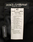 Dolce & Gabbana Black Crystal Embellished Masterpiece Skirt