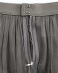 Dolce & Gabbana Elegant Silk Black Skirt for Evenings