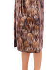 Dolce & Gabbana Elegant Floral Silk Full Skirt