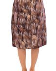 Dolce & Gabbana Elegant Floral Silk Full Skirt