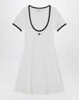 Courreges Courreges Courrèges Black/white mini dress in cotton