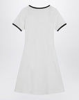 Courreges Courreges Courrèges Black/white mini dress in cotton