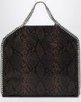 Stella McCartney Stella McCartney Falabella Tote Fold Over with snake print