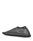 Christopher Esber Christopher Esber mesh ballerina flats with micro crystals