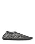 Christopher Esber Christopher Esber mesh ballerina flats with micro crystals