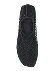 Christopher Esber Christopher Esber mesh ballerina flats with micro crystals