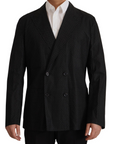 Dolce & Gabbana Polka Dot Slim Double-Breasted Blazer