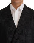 Dolce & Gabbana Polka Dot Slim Double-Breasted Blazer