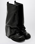 The Attico The Attico Combat Robin black leather boot