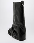 The Attico The Attico Combat Robin black leather boot