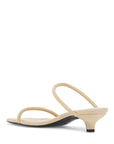 Toteme Toteme minimalist suede leather sandals