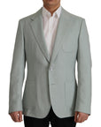 Dolce & Gabbana Elegant Slim Fit Cashmere Silk Blazer Jacket