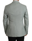 Dolce & Gabbana Elegant Slim Fit Cashmere Silk Blazer Jacket