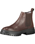 Levi's Brown Leather Men Boot