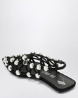 The Attico The Attico Black Grid ballerina