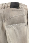 The Attico The Attico Used Effect Jeans