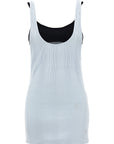 The Attico The Attico Logo Ribbed Top