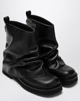 The Attico The Attico Combat Mini Robin black leather boot