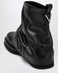 The Attico The Attico Combat Mini Robin black leather boot