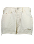 Levi's White Cotton Women Jeans