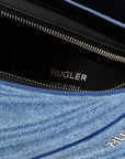 Mugler Mugler Medium Denim Spiral Curve 01 Shoulder Bag