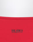 The Attico The Attico Two-piece triangle bikini in red