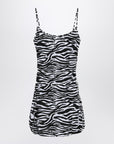 The Attico The Attico Zebra beach cover-up in stretch fabric