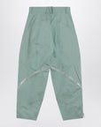 The Attico The Attico Sage green trousers with zip