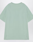 The Attico The Attico Mint green asymmetrical oversize T-shirt