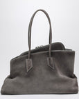 The Attico The Attico La Passeggiata Medium bag in grey suede