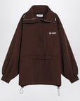 The Attico The Attico Brown cotton sweatshirt with logo