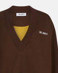 The Attico The Attico Brown cotton sweatshirt with logo