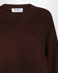 The Attico The Attico Brown wool and cashmere sweater