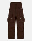 The Attico The Attico Brown Fern cargo pants
