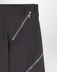 The Attico The Attico Dark grey trousers with zip details