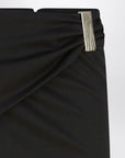 The Attico The Attico Black wool mini skirt