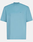 The Attico The Attico Light blue cotton T-shirt