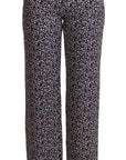 Michael Kors Elegant High Waist Straight Black Trousers